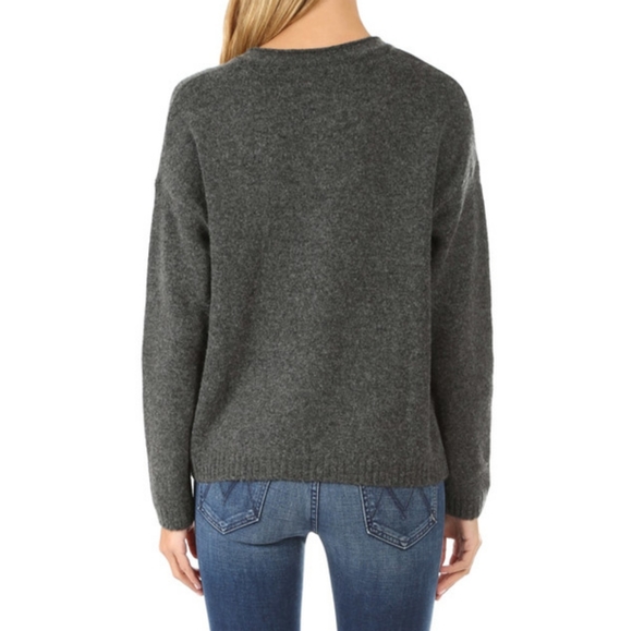 Rails Amelia Charcoal Wool Cashmere Blend Sweater Size Small - Picture 2 of 9
